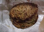 喜多方ラーメンバーガー　Kitakata ramen burger